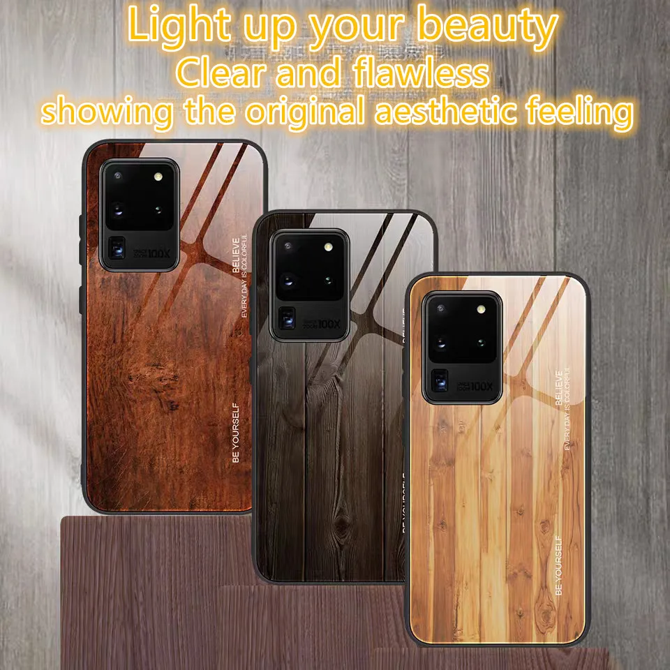 Чехол для телефона Samsung Galaxy S20Ultra A51 A71 A81 A91 A50 A70 деревянная задняя крышка чехол