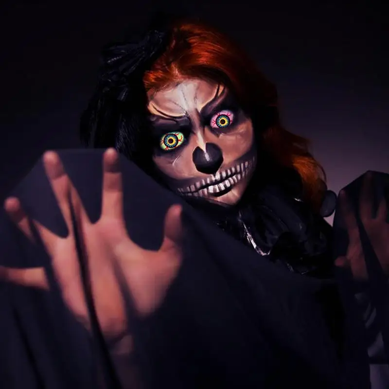 TOYMYTOY 10 шт 32 мм светится в темноте Хэллоуин Надувные шары страшные глазные шары вечерние принадлежности на Хэллоуин(случайный цвет