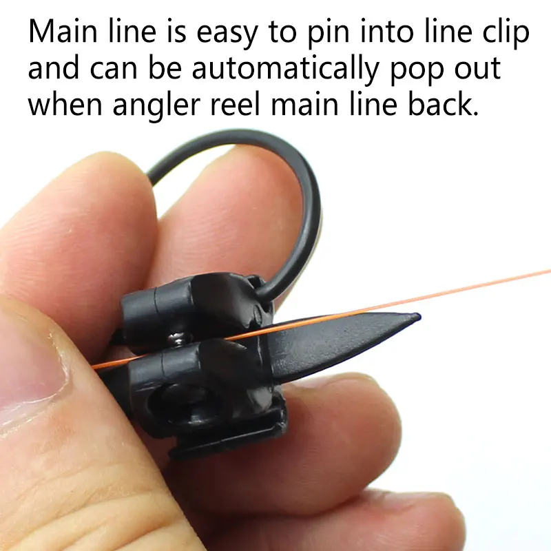 Carp Fishing Rod Accessories Carp Bobbin Fishing Alarm Indicator Swinger Nylon Main Line Tackle Mini Clip 2pcs