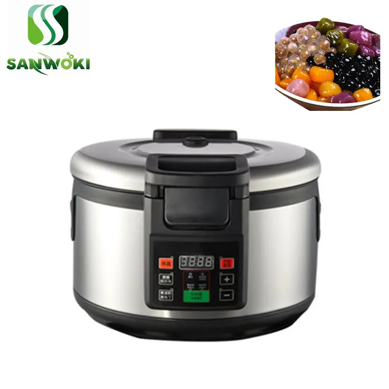 16L Bubble tea pearl Cooking pot Tapioca pearls boiling machine pearl cooker Milk tea shop red bean boiler machine 110v 220v