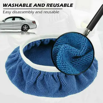 

8pcs Polisher 9-10Inch Car Microfiber Bonnets Wax Wash Buffer Good use