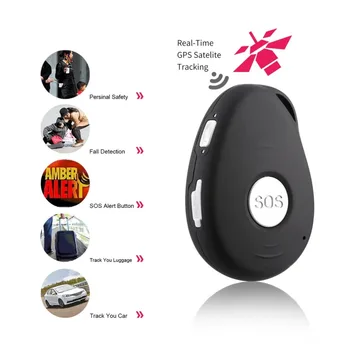 

GPS Mini GPS Tracker Locator SOS Alarm for Kids Elder Pet Cat Dog Car Vehicle Personal Security EU Plug