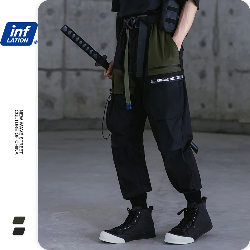 INFLATION Streetwear Techwear Men Joggers Multi Pockets Mens Cargo Pants Back Streets Of Harajuku Techwear Men Cargo Pants 3123 INFLATION Streetwear Techwear Men Joggers Multi Pockets Mens Cargo Pants Back Streets Of Harajuku Techwear Men Cargo Pants 3123