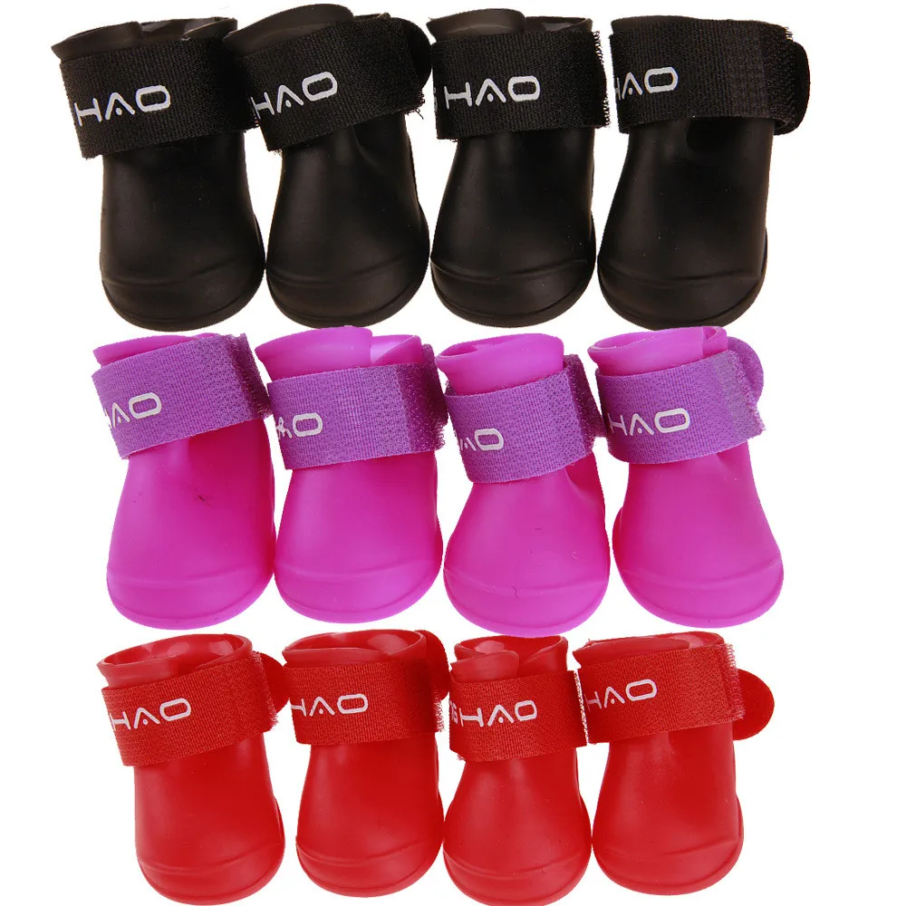 4pcs-Pet-Dog-Shoes-Waterproof-Rain-Pet-Shoes-for-Dog-Puppy-Rubber-Boots-Candy-Color-Puppy (4)