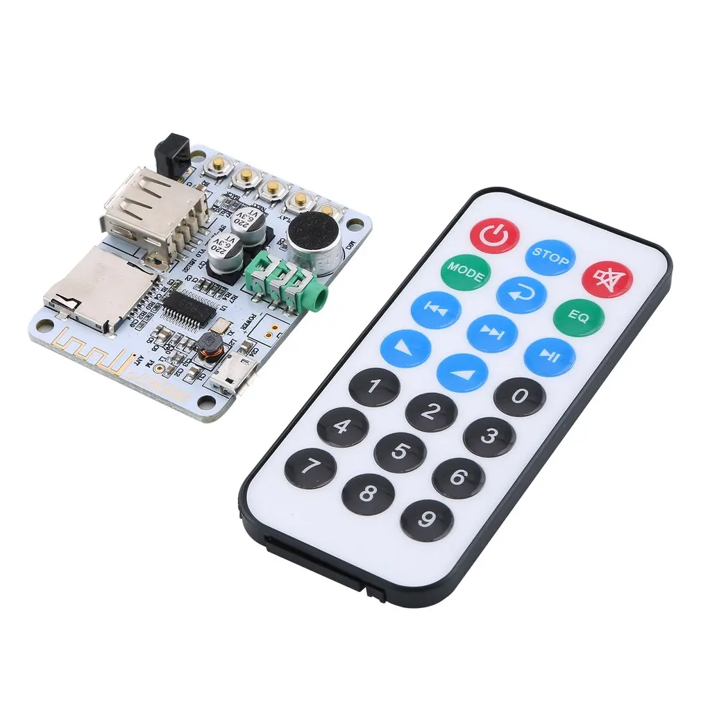 

1pcs Ultra-Small Digital Power Amplifier Board Wireless Audio Receiver Board Modified Preamp Withou Remote Control Hf182