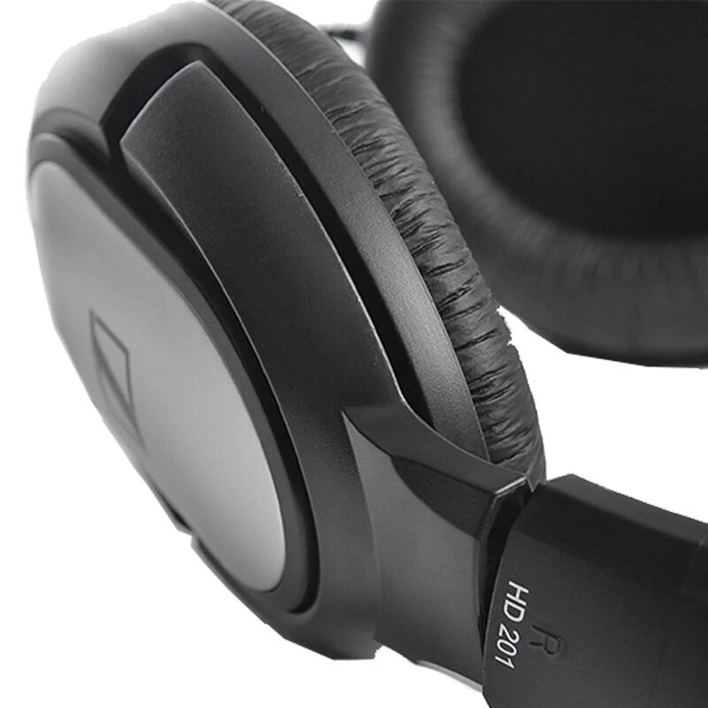 Проводные наушники Sennheiser HD201 3,5 мм, наушники с шумоподавлением, Спортивная игровая гарнитура, стерео бас для iPhone/samsung компьютера