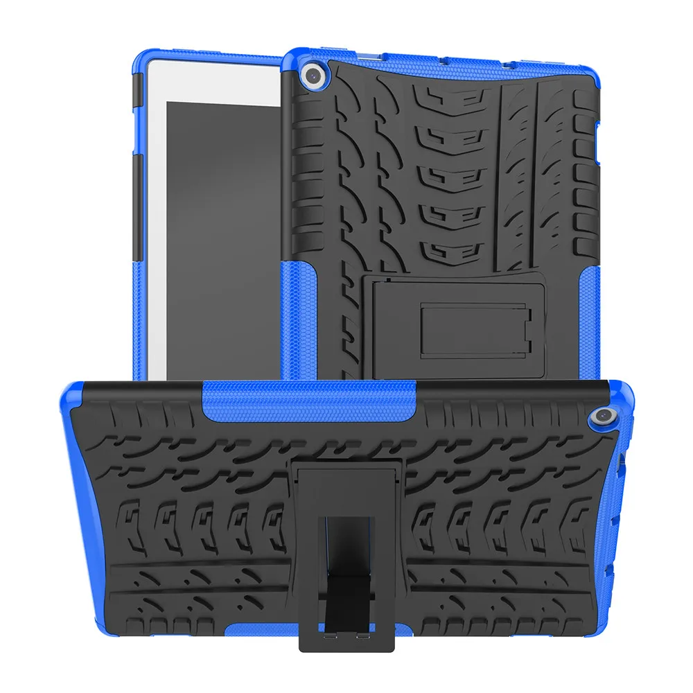 Для Kindle Fire HD 10 гибридный прочный жесткий резиновый чехол-подставка для ПК, регулируемая подставка для планшета, чехол с набором