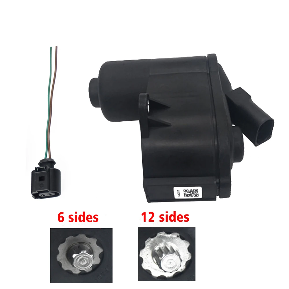Ручной тормозной суппорт Серводвигатель 12/6 по бокам Torx для VW Passat CC B6 B7 Tiguan 2008 2009 2010