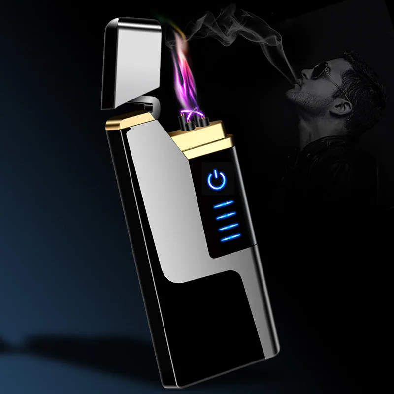 Плазменная зажигалка электрическая с гнездом usb для курения аксессуары
