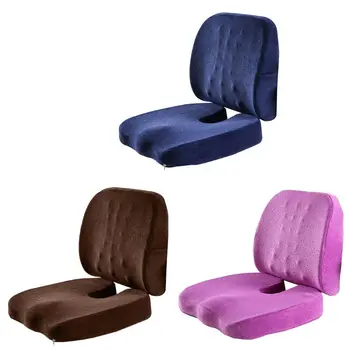 

Seat Cushion Coccyx Orthopedic Memory Foam and Lumbar Support Pillow for Office Chair and Car Chair Cushion 425C