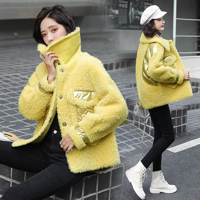

2019 Winter New Style Xcmz7201 Korean-style Elegant Fashion Ocean Shortness of Breath Cotton-padded Clothes Women's