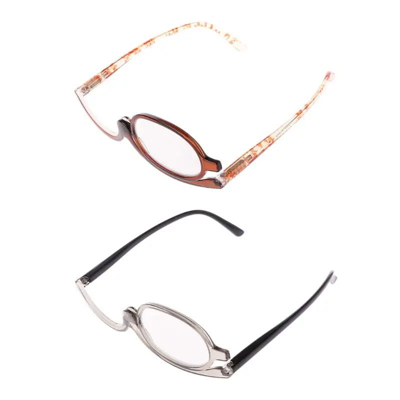 

Women Makeup Magnifying Reading Glasses Rotary Flip Make Up Eye Glasses Eyewear +1 +1.5 +2 +2.5 +3 +3.5 +4.0