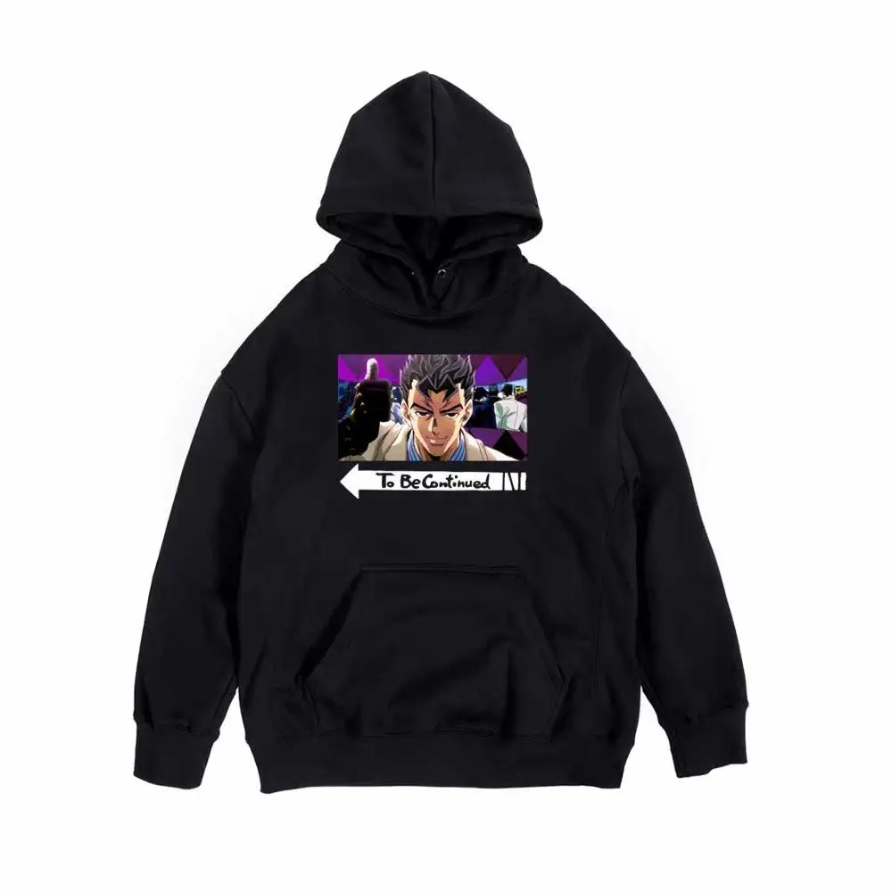 Женская хлопковая куртка JoJo's Bizarre Adventure Мужская Уличная одежда Harajuku длинные