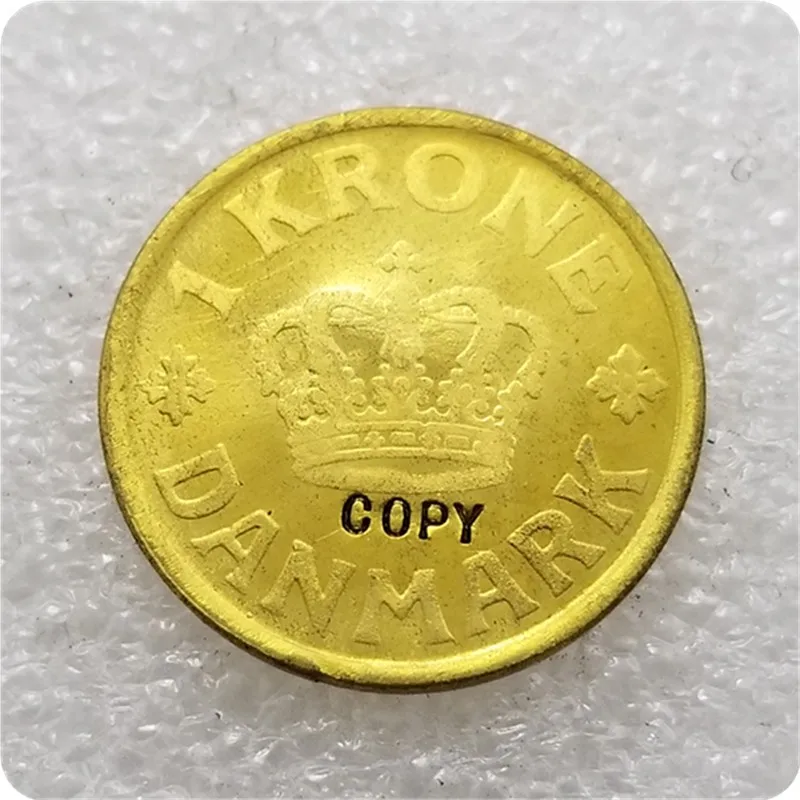 1924 ДАНИЯ 1 крону имитация монеты