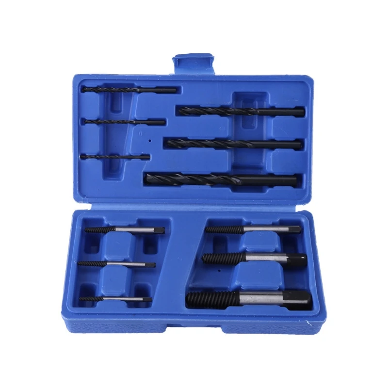 M4YC 12 Pieces Broken Screw Extractor Twist Drill Bits Set for remove