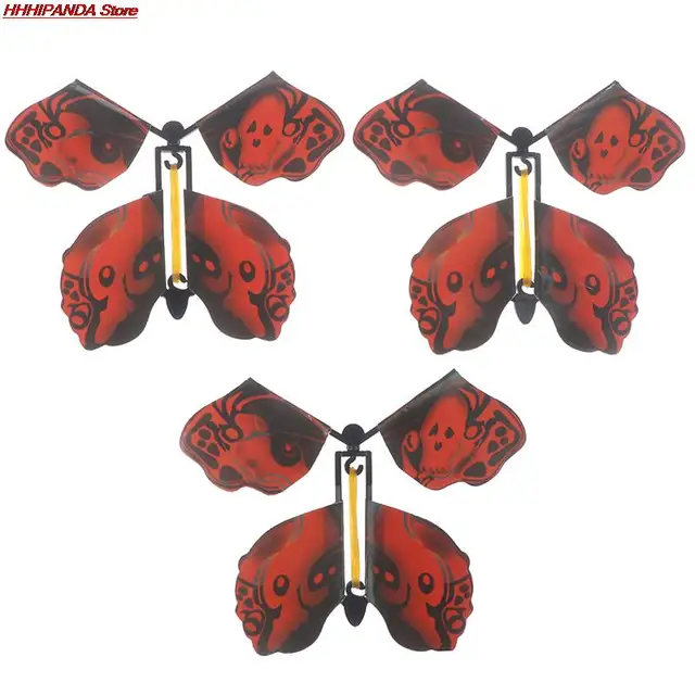 5/10pcs Magic Butterfly flying Card Toy with Empty Hands Butterfly Wedding Magic Props Magic Tricks Outdoor Toy Color Random 4