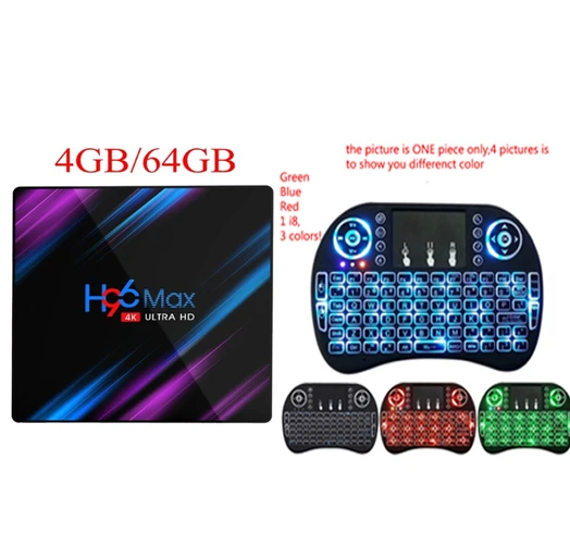 Испания наличии 10 шт. h96 max 3318 С двумя камерами Процессор Rockchip Android 9 0 Декодер