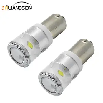 

2X BA9S T4W 1 SMD C'ree No-polar 6V 12V LED Bulb Front Indicator Reverse Signal Light Side Lamp White 5W