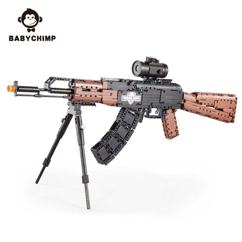 Военная армейская Оружейная серия SWAT AK47 98K строительные блоки модель оружия