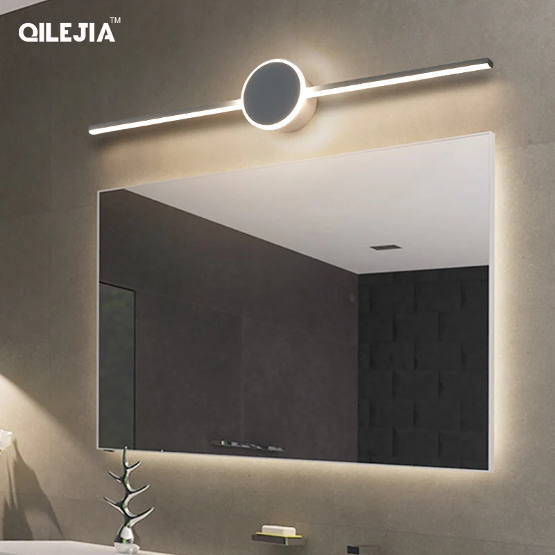 Светодиодный зеркальный фонарь для ванной комнаты Скандинавское зеркало шкаф специальный макияж зеркало лампа Туалет водонепроницаемые лампы для туалетного столика
