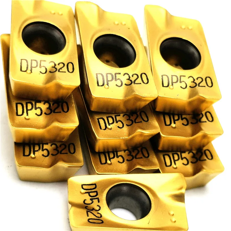 APMT1604 PDER DP5320 фрезерный твердосплавный токарный станок фрезерный станок с ЧПУ Инструменты Фрезерный резак отделка APMT1604PDER металлический токарный инструмент