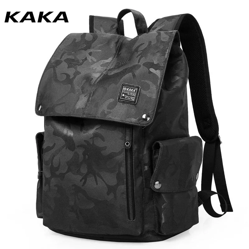 

17 New Style Spring And Summer Outing Men Trendy Bag Multi-functional Oxford Packsack Men's Backpack Multi-Compartment Storage B