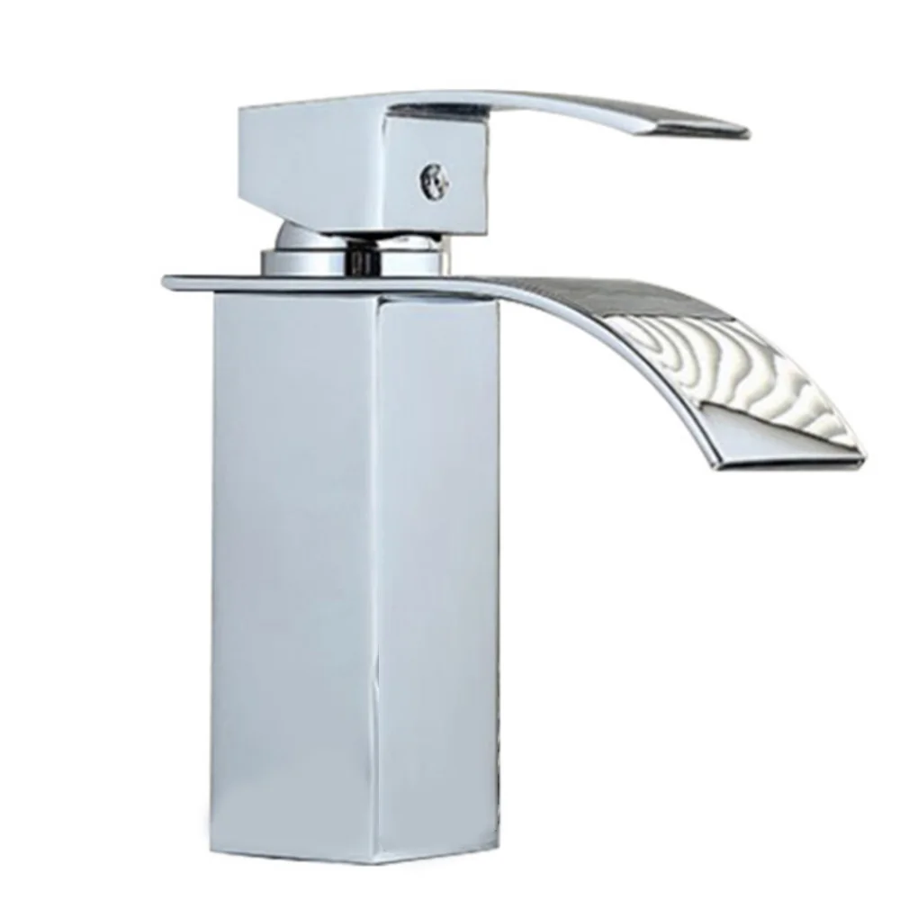 Смеситель для раковины с широким горлом кран горячей и холодной воды одной