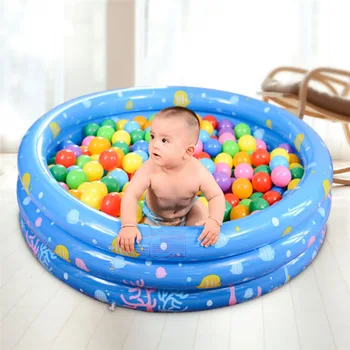 

2020 New Baby Kids Inflatable Round Swim Pool Safety Float Thickened Ocean Ball Pool Play Swimming Pool Infant Water Floating