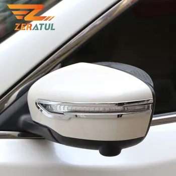 

Zeratul for Nissan X-trail Xtrail T32 2014 - 2020 Parts Chrome Rearview Mirror Cover Strips Rear View Mirror Protector Trim