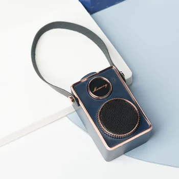 

New Mini Portable Creative Audio Retro Wireless Audio Subwoofer Small Speaker