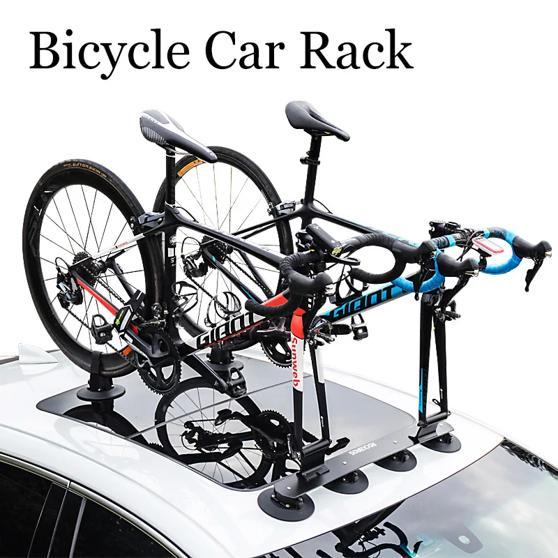 UK RockBros Bike Bicycle Car Roof Rack Carrier Suction Roof-top Quick Roof Rack 