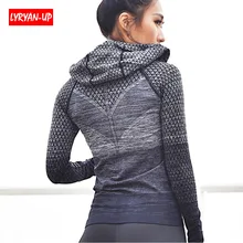 Спортивная верхняя одежда, пальто для йоги, спортивные майки для девушек, комплекты для йоги, Женское пальто для фитнеса, бега, спортивная куртка, топы