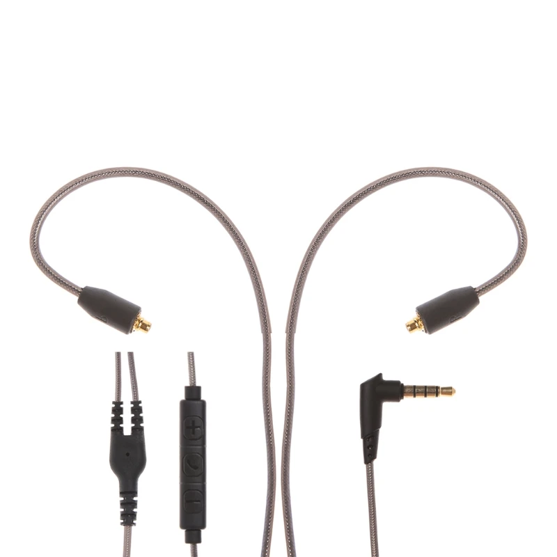 3,5 мм кабель для наушников съемный MMCX шнур с микрофоном для Shure SE215 SE425 UE900