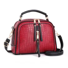 Винтажная женская сумка, роскошная сумка из змеиной кожи, модная кожаная сумка-мессенджер, одноцветная сумка на плечо, сумка на молнии, подарок для девочки, bolsos