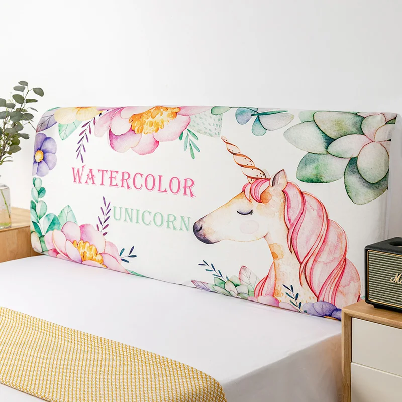 06 Nordic Bedside Cover Full Enclosed Elastic Dust-proof Bed Head Cover/ Protective Cover - Цвет: 06