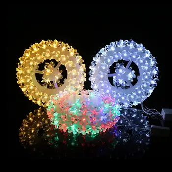 

Luminous LED Petals Light String Tires Shape Christmas Decoration AC220V