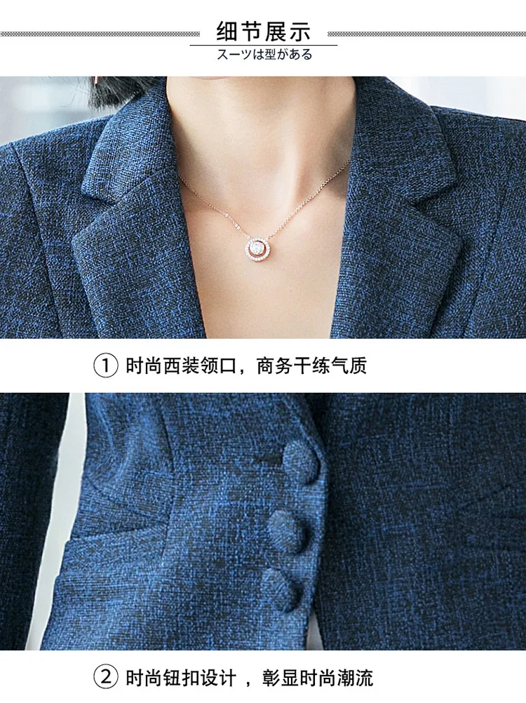 Spring And Autumn New Style Korean-style Short Slim Fit Small Suit Women's Versatile Graceful Long Sleeve Wear Jacket