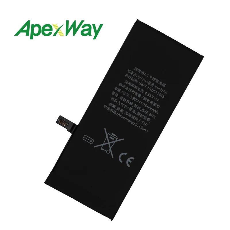ApexWay телефон батарея для iPhone 7 G 1960mAh 2 шт./лот Замена