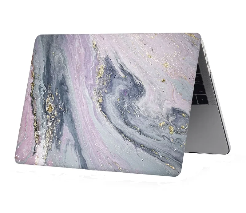 Чехол для ноутбука с мраморным узором для Apple Macbook Air Pro retina 11 12 13 15 дюймов, цветной чехол для ноутбука с сенсорной панелью, чехол A2159 A1990