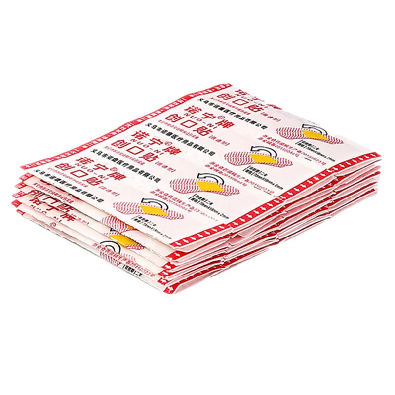 Vendaje adhesivo de primeros auxilios impermeable, transpirable, tirita médica, vendaje quirúrgico, yeso adhesivo, 50 Uds.