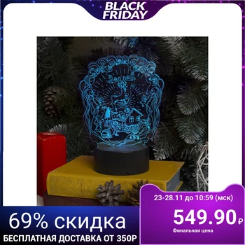 

Stand light "deer on the roof", 10 led, USB, 3 * aa (not in set), RGB 3785026