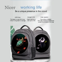 Sac à dos de projecteur holographique 3d, ventilateur à la mode, Wifi, Logo Led, lampe holographique, centre commercial, affichage publicitaire, Support d'image et de vidéo 