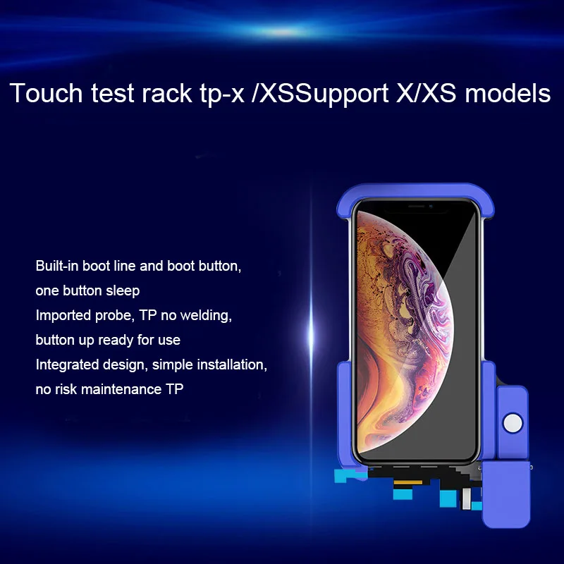 JC TP тестер тр Сенсорная панель Функция тестирование приспособление для iPhone X XS MAX Сенсорная панель тестирование сенсорного экрана не требуется пайка