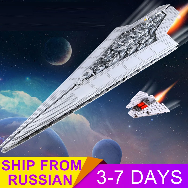 

Lepinblocks 05028 UCS Super Star Destroyer Compatible Star Plan 10221 Building Blocks Bricks Educational Toys Christmas Gifts