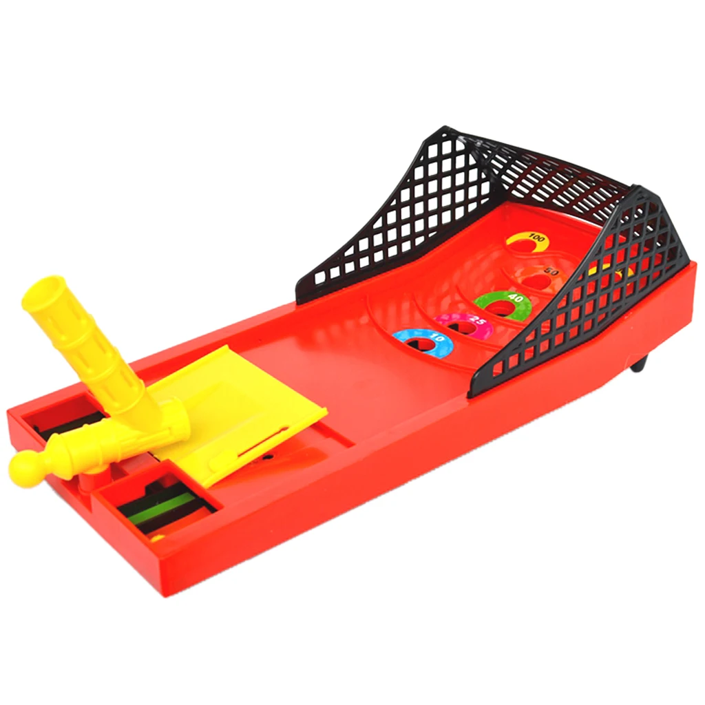 Desktop Pinball Machine Board Indoor Outdoor Game Developmental Toy Gift