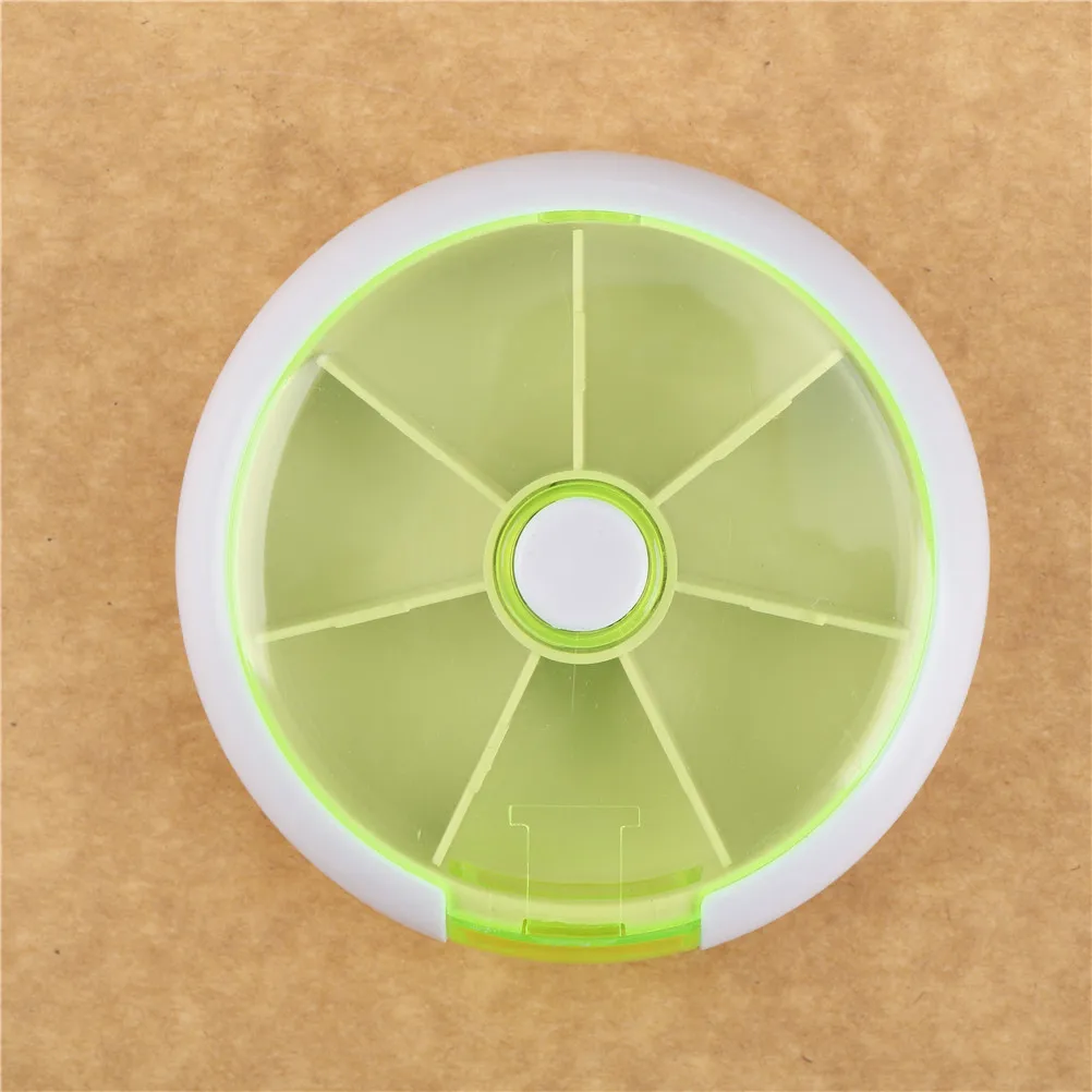 Weekly 7 Days Rotation Rotating Pill box Healthy Medical Travel Pill Case Medicine Box Drugs Pill Container