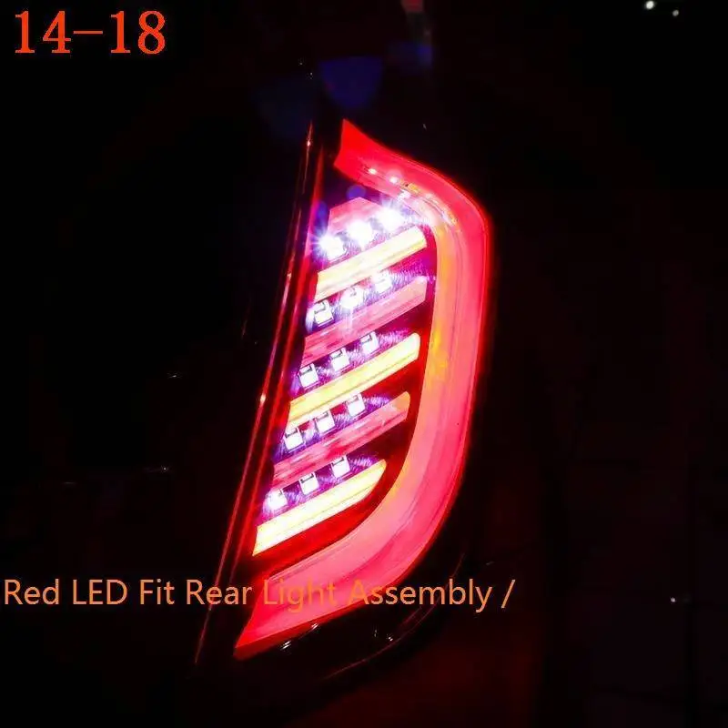 MODEL C Luces Para Авто внешний стиль лампы боковой указатель поворота Automovil светодиодные передние противотуманные фары Задние Автомобильные фары в сборе для Honda Fit - Цвет: MODEL C