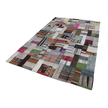 

199x303 Cm Multicolor Handmade Rugs Patchwork Rug-6x10 Ft