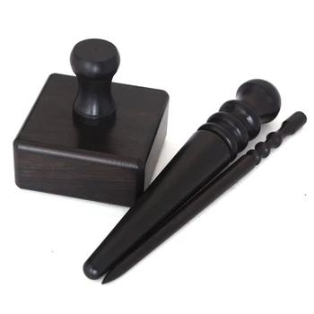 

Leather Craft Slicker Round Burnisher Leather Polished Rods Edge Burnisher Slicker Tool Pointed Tip Rotary Leather Burnishing To