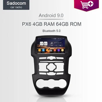 

720P PX6 8" DSP 2 din Android 10.0 Car DVD Player 8Core 4G 64G RDS autoradio car radio 5.0 For Ford Ranger 2011 2012 2013 2014